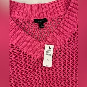Women’s extra small Pink crochet sweater